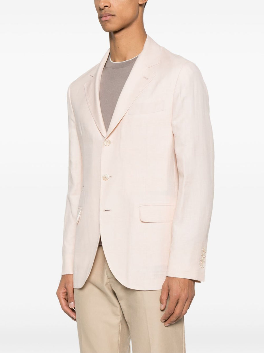 Brunello Cucinelli Wool Single Breasted Blazer