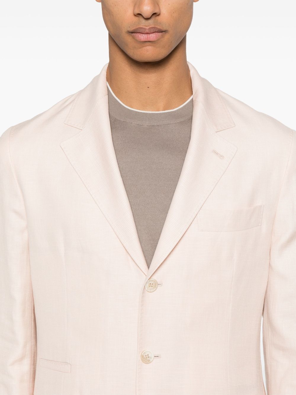 Brunello Cucinelli Wool Single Breasted Blazer