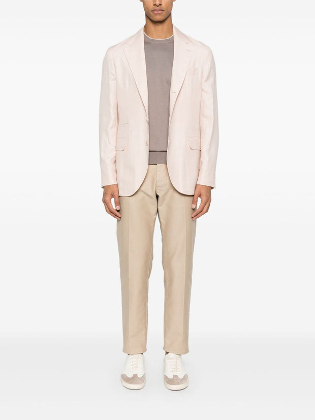 Brunello Cucinelli Wool Single Breasted Blazer