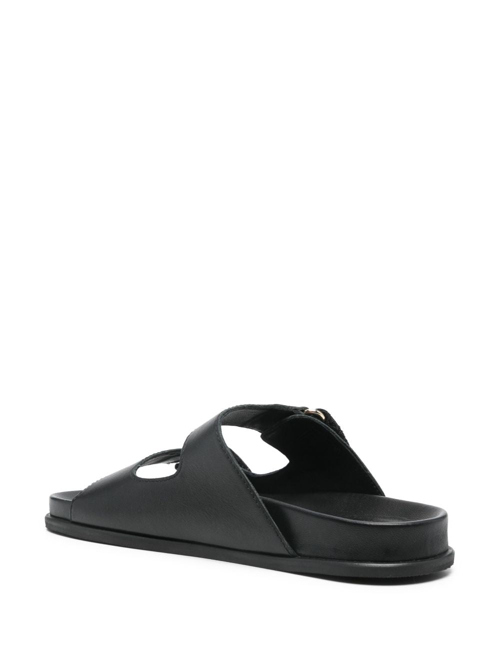 Jimmy Choo Fayence Slides In Black