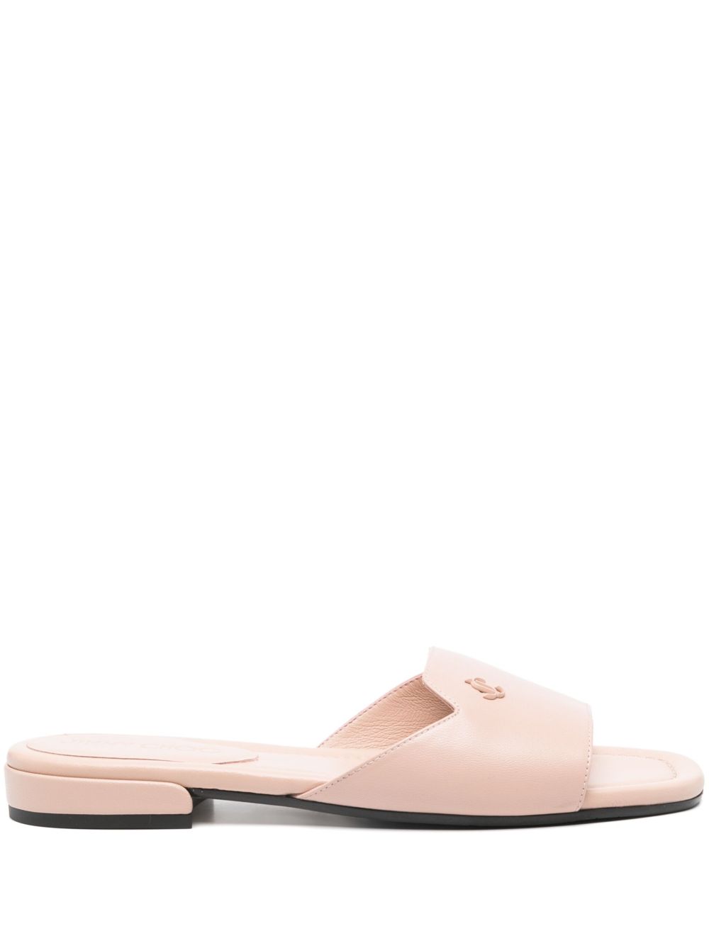 Jimmy Choo Dina Slides In Powder