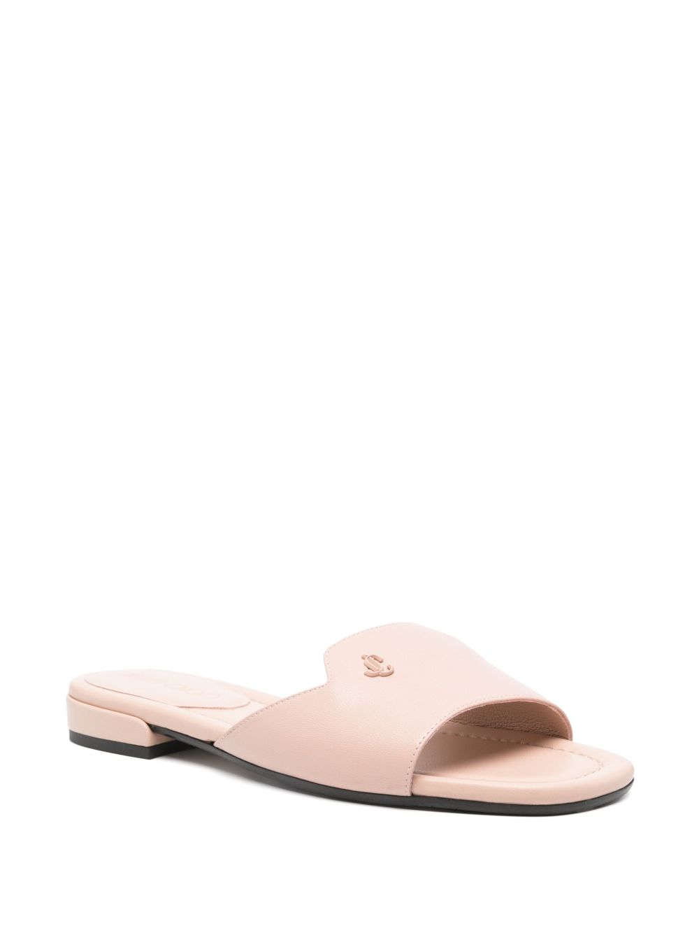 Jimmy Choo Dina Slides In Powder