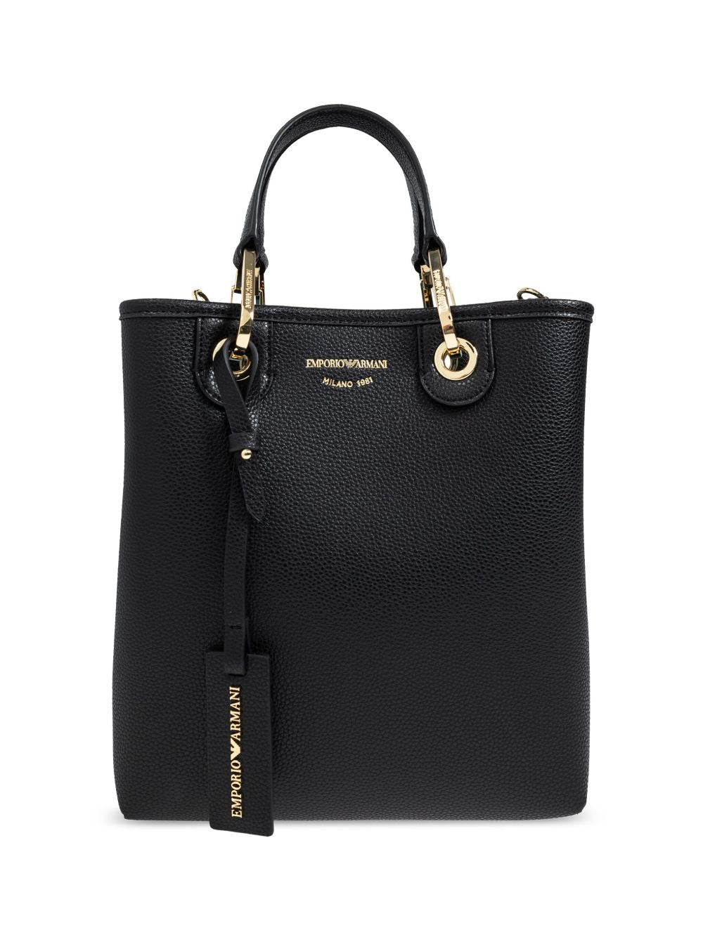 Emporio Armani Faux Leather Shopper Bag