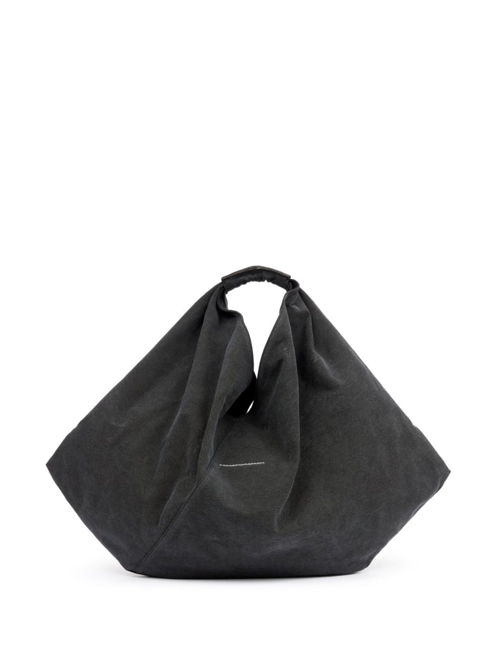 MM6 Maison Margiela Draped Japanese Bag In Black