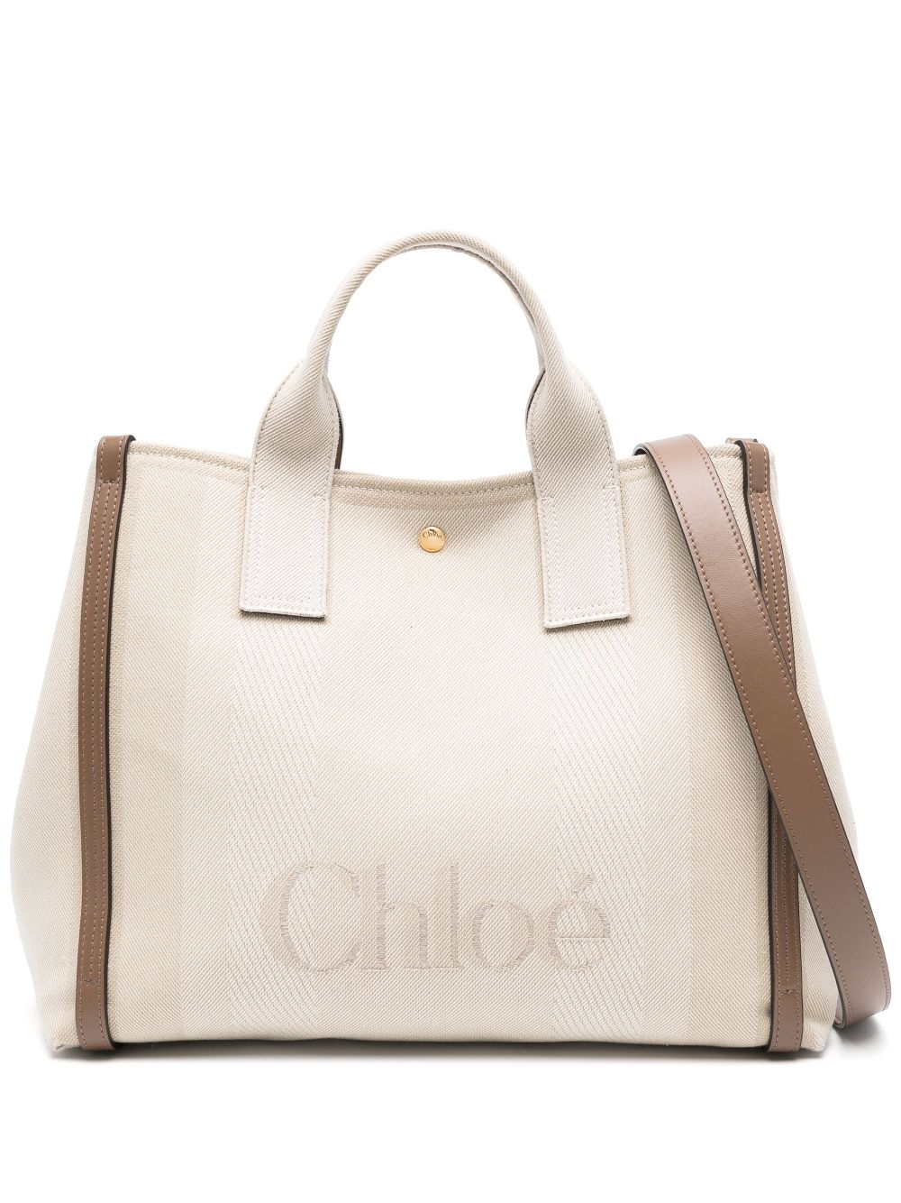 Chloè Carry Canvas Tote Bag