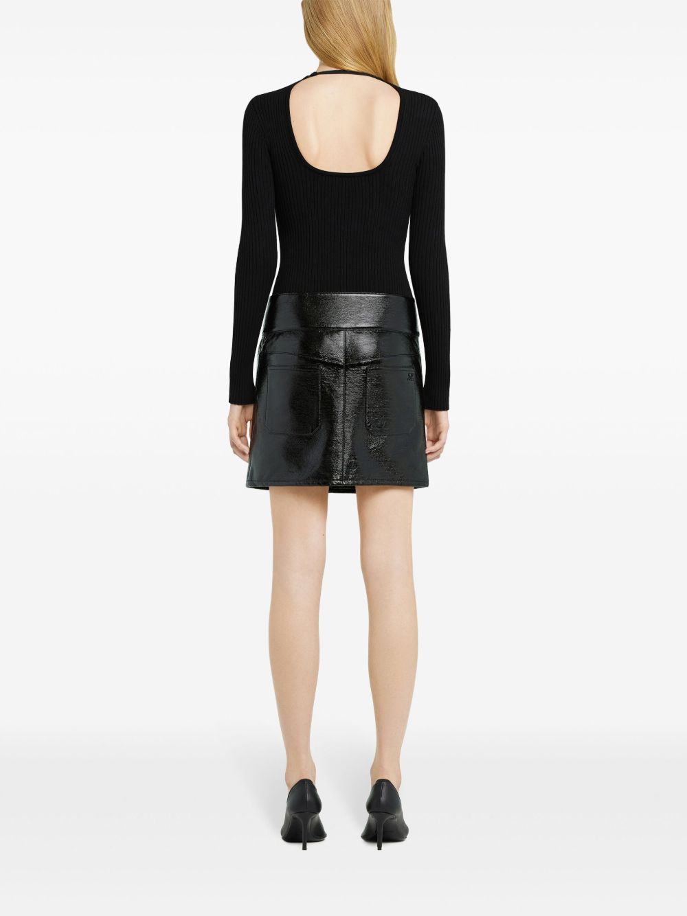 Courreges Pre Courrèges Belted Mini Skirt