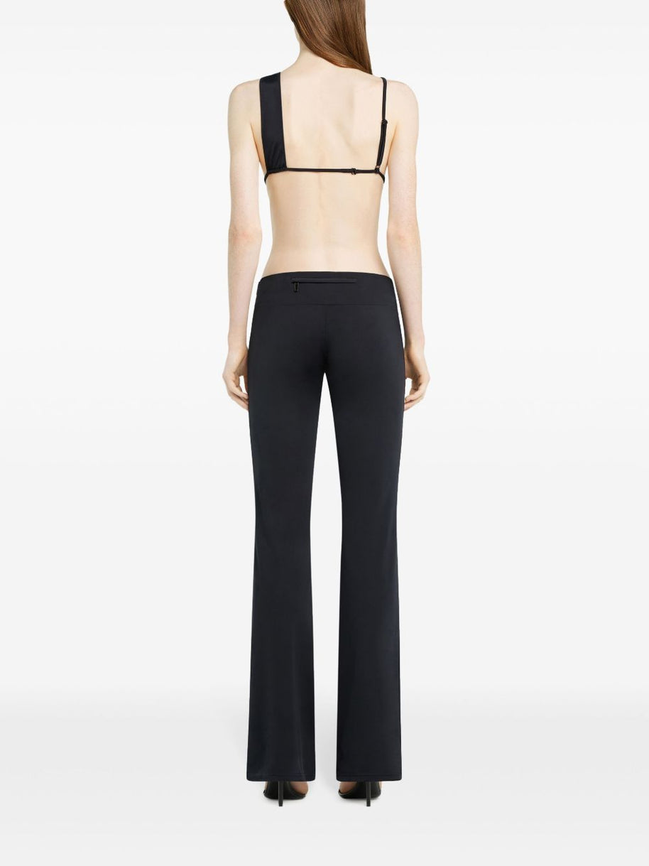 COURREGES PRE Scuba Boot Leg Pants In Black