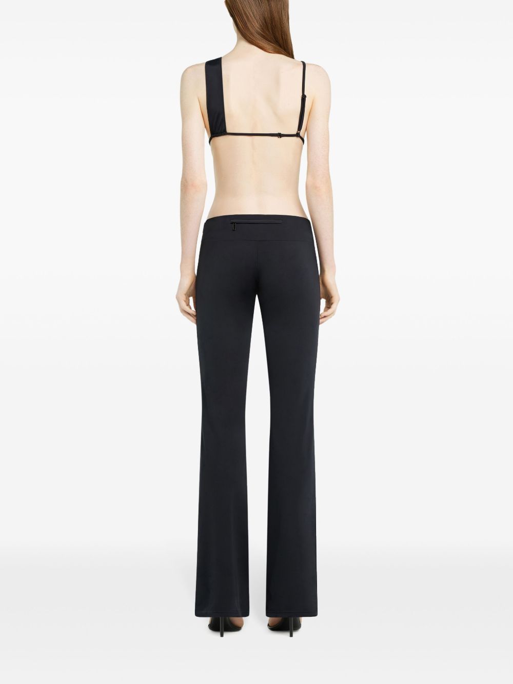 COURREGES PRE Scuba Boot Leg Pants In Black