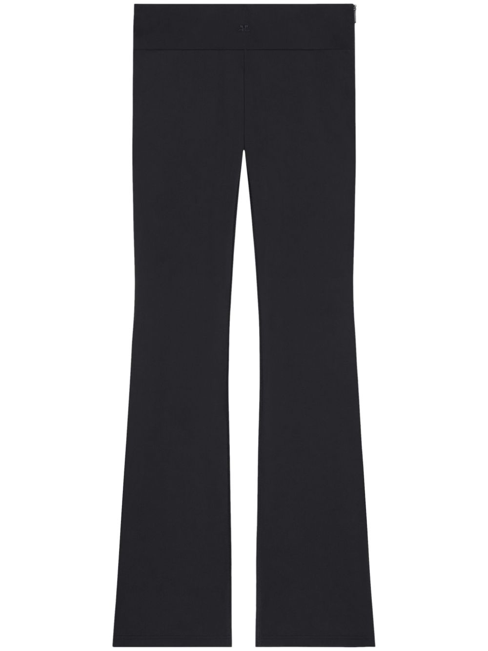 COURREGES PRE Scuba Boot Leg Pants In Black