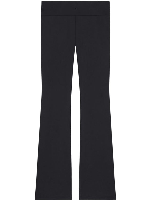 COURREGES PRE Scuba Boot Leg Pants In Black