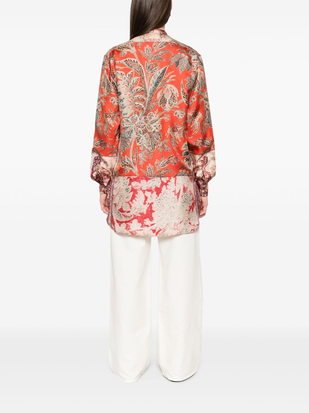 Pierre Louis Mascia Silk Shirt In Red