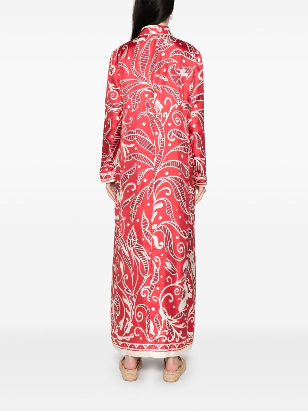 F.R.S . Pentesilea Maxi Dress In Red