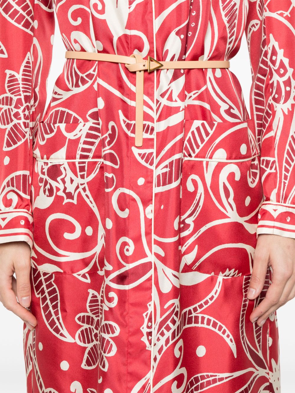 F.R.S . Pentesilea Maxi Dress In Red