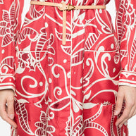 F.R.S . Pentesilea Maxi Dress In Red