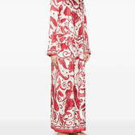 F.R.S . Silk Maxi Dress In White