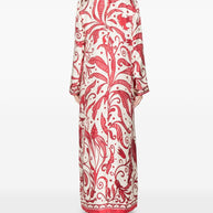 F.R.S . Silk Maxi Dress In White