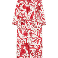 F.R.S . Silk Maxi Dress In White