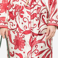 F.R.S . Silk Maxi Dress In White