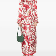 F.R.S . Silk Maxi Dress In White