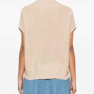 Fabiana Filippi Crewneck Sweater With Linen Blend