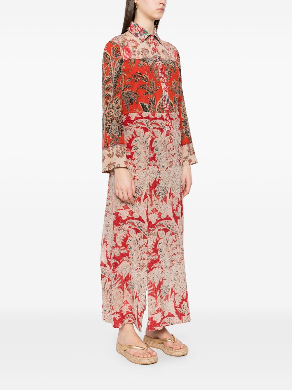 Pierre Louis Mascia Silk Maxi Dress