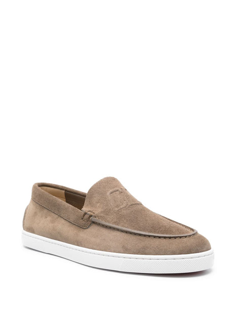 Christian Louboutin Varsiboat Loafers In Brown