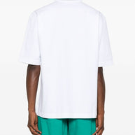 Marni Organic Cotton Polo Shirt In White