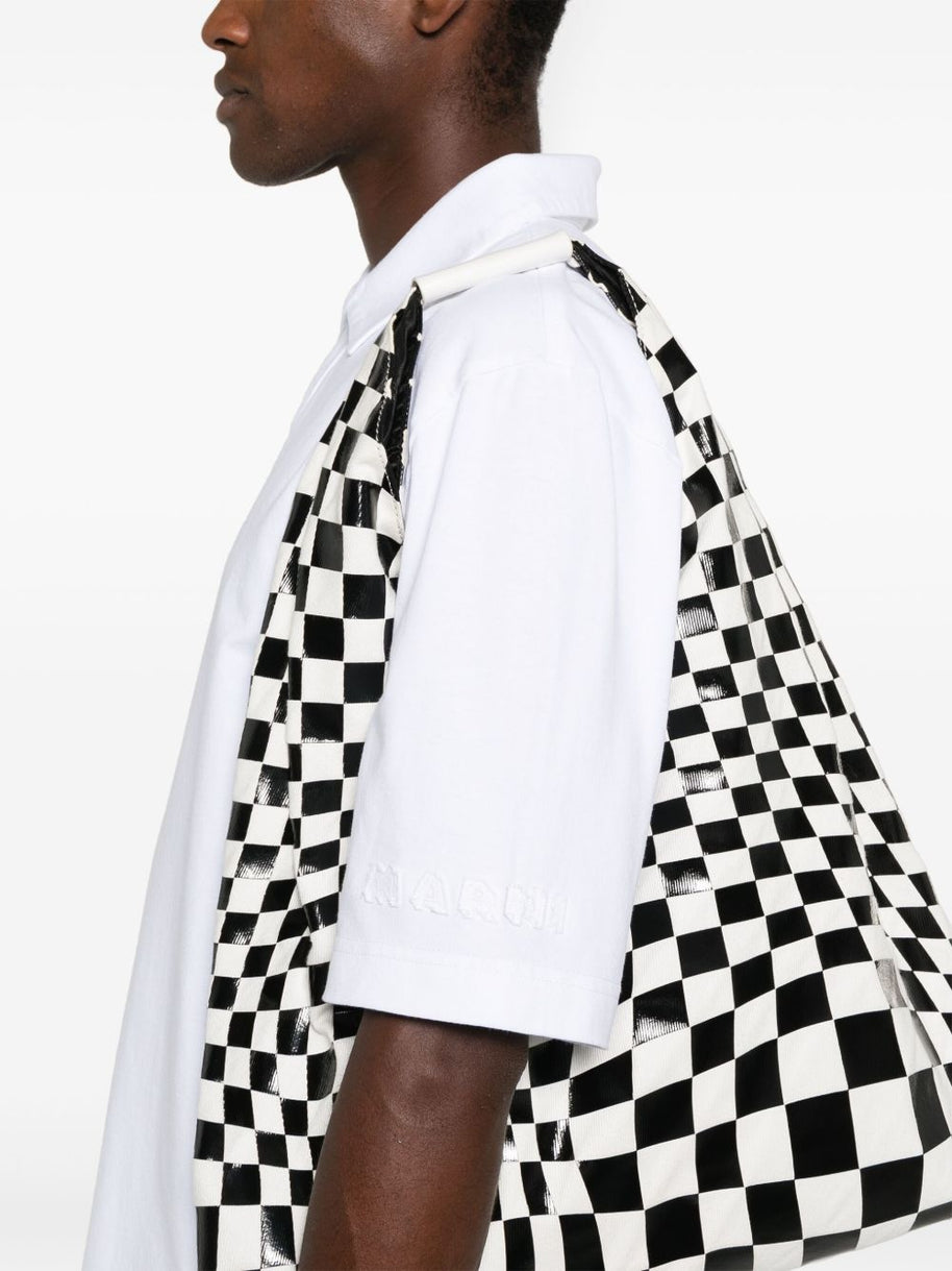 Marni Organic Cotton Polo Shirt In White