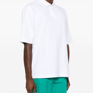 Marni Organic Cotton Polo Shirt In White
