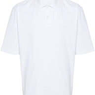 Marni Organic Cotton Polo Shirt In White