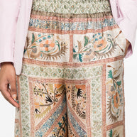 Pierre Louis Mascia Aloe Silk Palazzo Pants