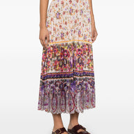 Pierre Louis Mascia Ceto Silk Skirt