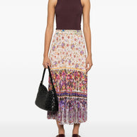 Pierre Louis Mascia Ceto Silk Skirt