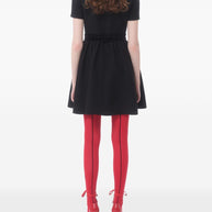 Valentino Fit And Flare Mini Dress In Black