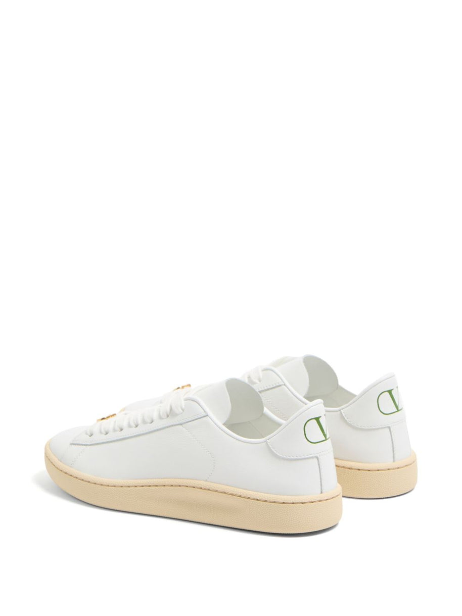 Valentino Garavani Royco Leather Sneakers - White