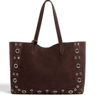 Valentino Garavani Medium Nellcôte Suede Shopping Bag