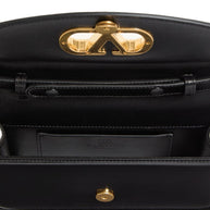 Valentino Garavani Vain Small Leather Shoulder Bag - Black