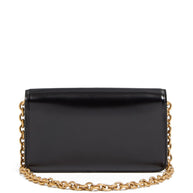 Valentino Garavani Vain Small Leather Shoulder Bag - Black