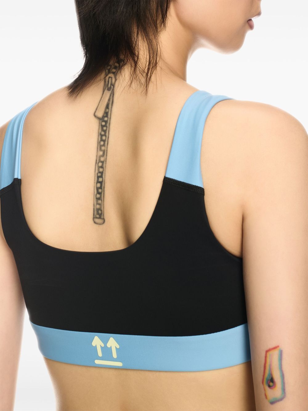 Off White Sports Top In Black