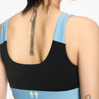 Off White Sports Top In Black