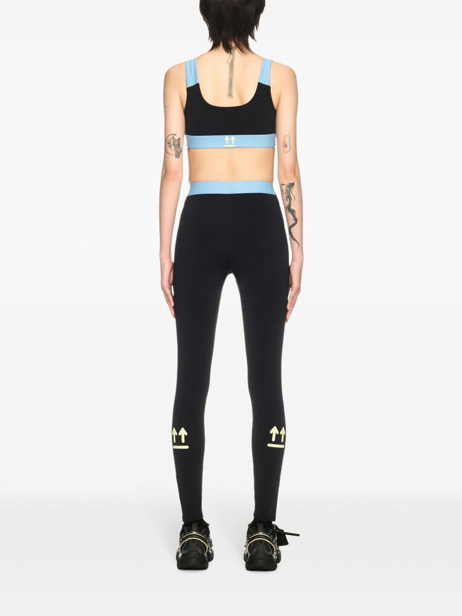 Off White Sports Top In Black