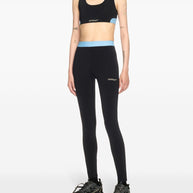 Off White Sports Top In Black