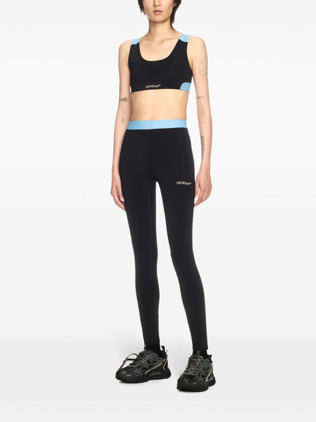 Off White Sports Top In Black