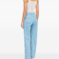 MM6 Maison Margiela Denim Cotton Jeans - Clear Blue