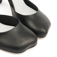 MM6 Maison Margiela Black Leather Pumps