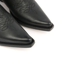 MM6 Maison Margiela Florence Leather Boots - Black