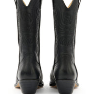 MM6 Maison Margiela Florence Leather Boots - Black