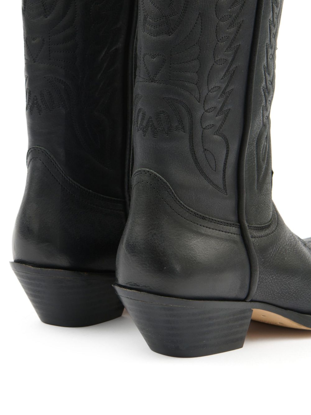 MM6 Maison Margiela Florence Leather Boots - Black
