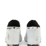 MM6 Maison Margiela Leather Mules - White
