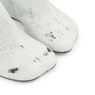 MM6 Maison Margiela Leather Mules - White